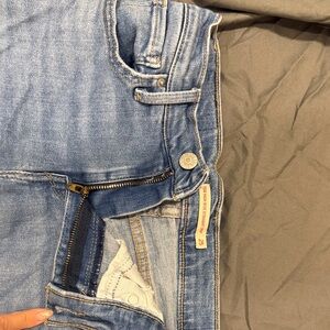Levi's 724 Light Blue Women's high rise straight crop